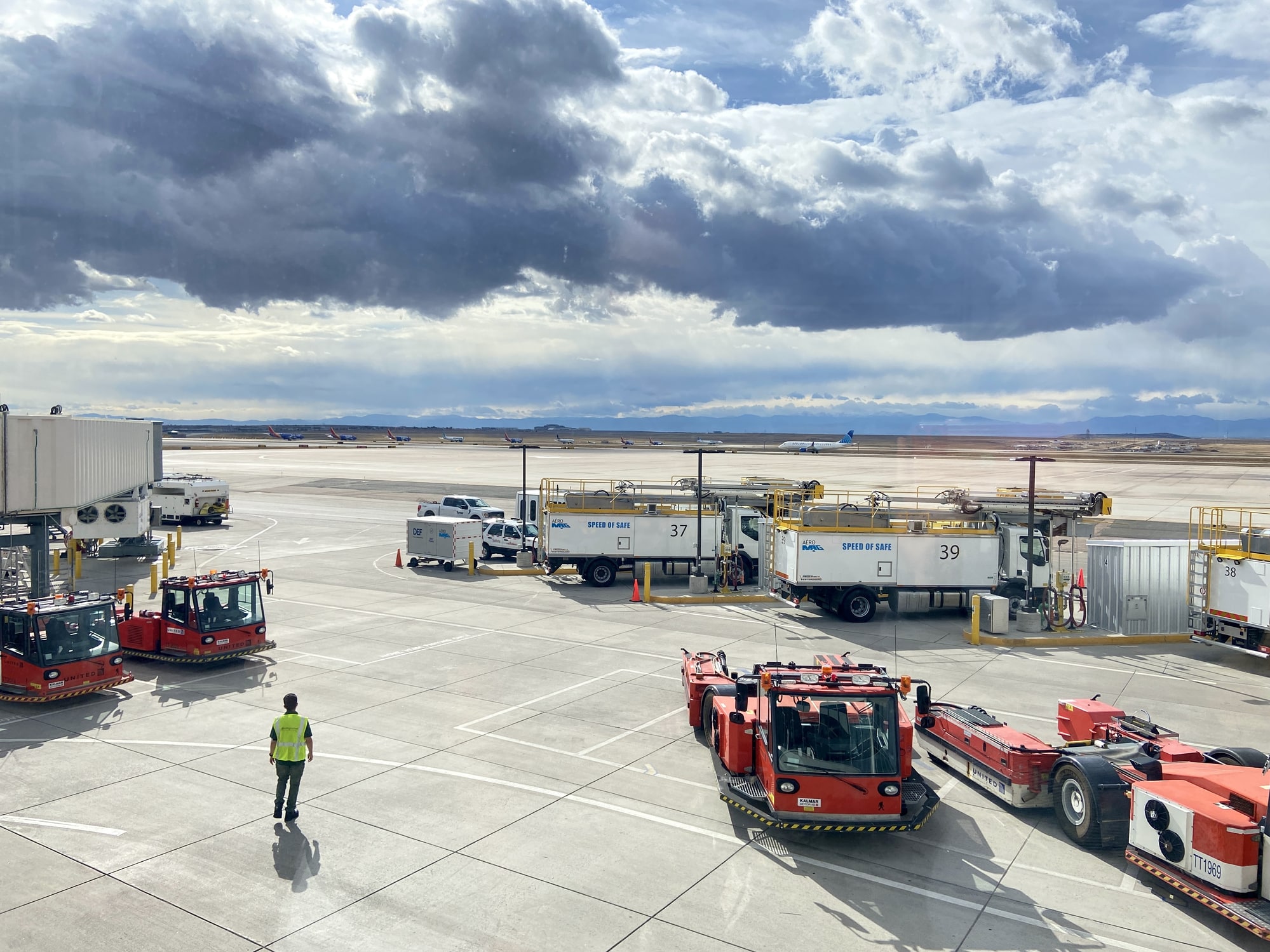 Flygplatsutrustning vid flygplats